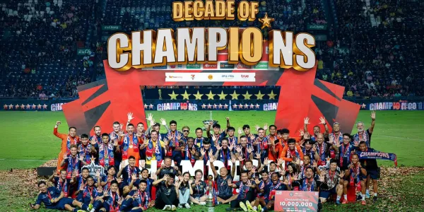 บุรีรัมย์ คว้าแชมป์ ไทยลีก สมัยที่ 10 หลังถล่ม หนองบัว 7-0
