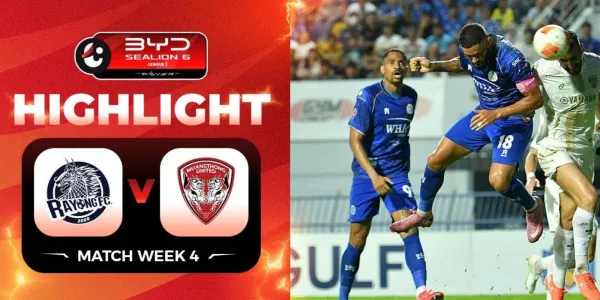 สรุปผลการแข่งขัน ไทยลีก 1 ฤดูกาล 2025-26 Match Day 4